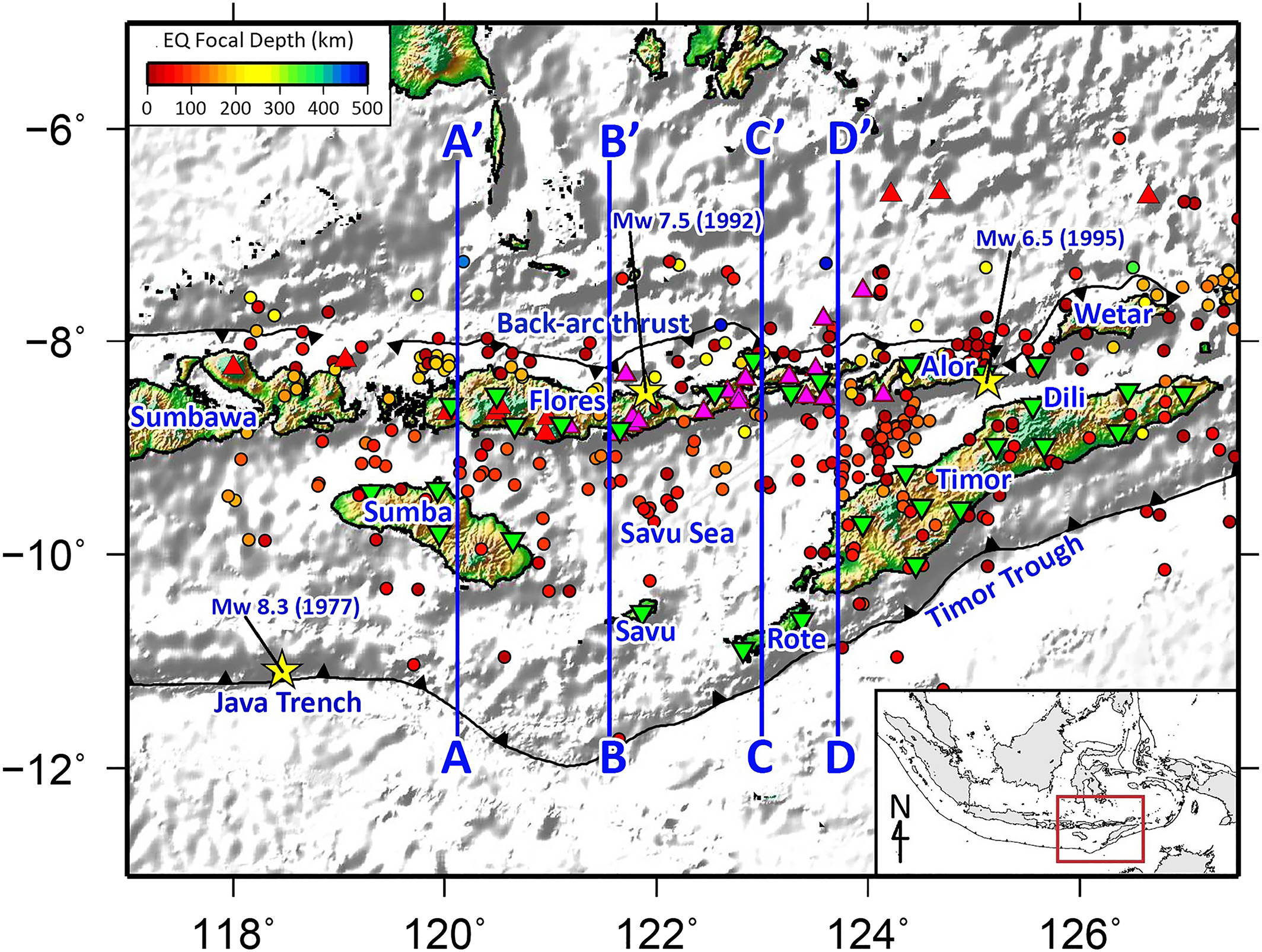 Fate of Forearc Lithosphere at Arc‐Continent Collision Zones: Evidence From Local Earthquake Tomography of the Sunda‐Banda Arc Transition, Indonesia